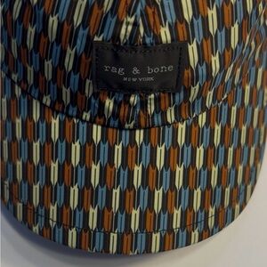 Rag & Bone New York Patterned Baseball Cap Unisex One Size